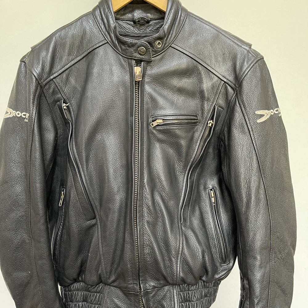 EUC Women’s leather motorcycle jacket